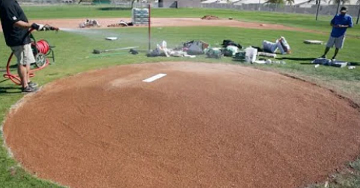 why is the pitcher's mound elevated